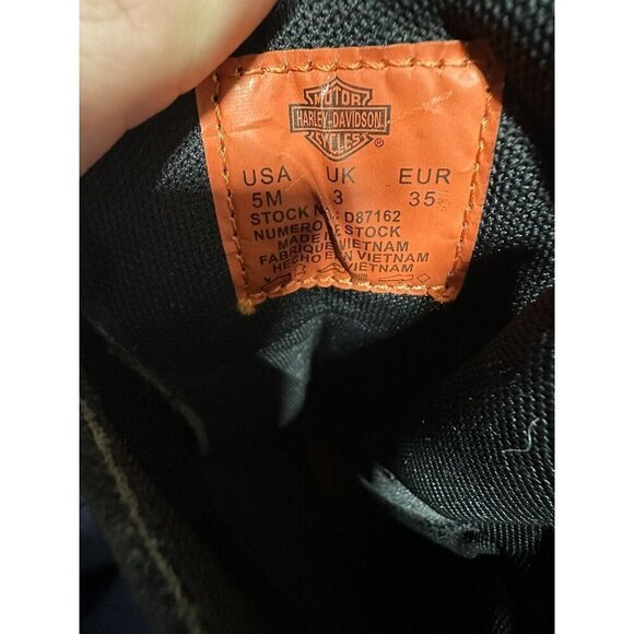 Harley Davidson Womens Aldale 9.75” WP Motorcycle Boots Black Sz 5 NEW No Box - Picture 5 of 10